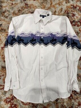 90s Panhandle Western Shirt Youth XL 18